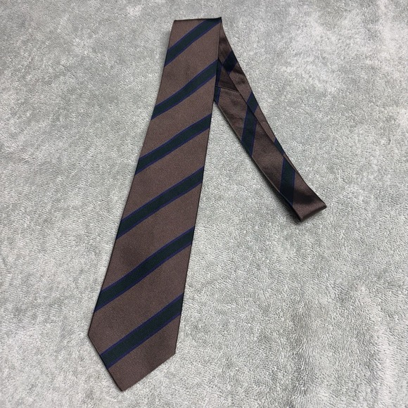 Paul Stuart Other - Vintage Paul Stuart Rep Silk Neck Tie Made In Italy Preppy